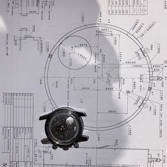 Brooks Brothers Watch Chrono "Sky Reflector" Ref. 08517 w Hodinkee Newman Bund - Picture 8 of 9